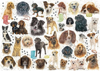Cover image for 5017680071270 - Jigsaw 1000 Piece - Dog Montage (Licensed Bree Merryn) (L)