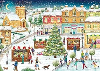 Supplemental image for 5017680071416 - Jigsaw 1000 Piece - Christmas Festivities (L)