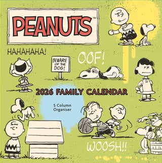 Cover image for 5020211312889 - Peanuts Planner Wall Calendar 2026