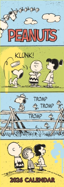 Cover image for 5020211312896 - Peanuts Slim Calendar 2026
