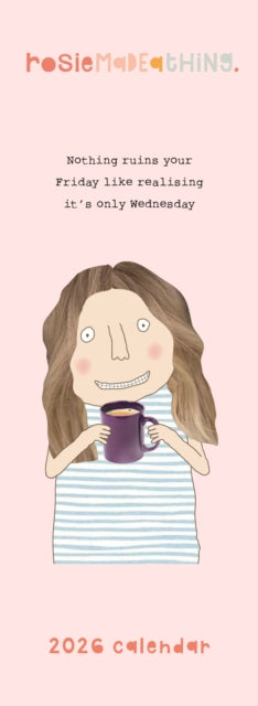 Cover image for 5020211312971 - Rosie Made A Thing Slim Calendar 2026