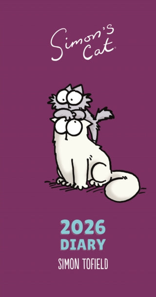 Cover image for 5020211313107 - Simons Cat Deluxe Slim Diary 2026