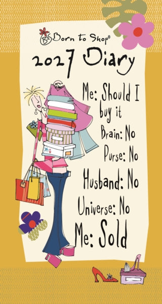 Cover image for 5020211320440 - Born to Shop Slim Diary