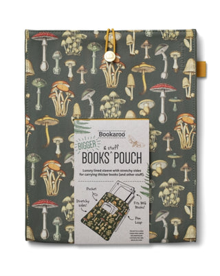 Supplemental image for 5035393214012 - Bookaroo Books & Stuff Pouch - Botanical Mushroom