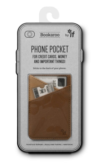 Supplemental image for 5035393405021 - Bookaroo Phone Pocket - Brown