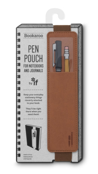 Supplemental image for 5035393407025 - Bookaroo Pen Pouch - Brown