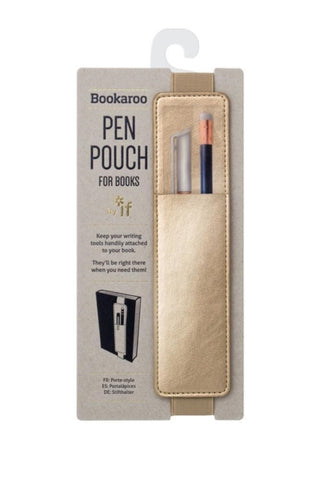 Supplemental image for 5035393407063 - Bookaroo Pen Pouch - Gold