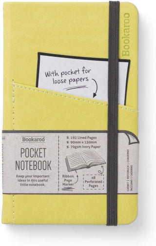 Cover image for 5035393430368 - Bookaroo Pocket Notebook (A6) Journal - Lime