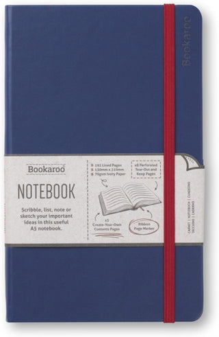Supplemental image for 5035393432454 - Bookaroo Notebook (A5) Journal - Navy