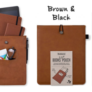 Cover image for 5035393433017 - Bookaroo Books & Stuff Pouch Brown