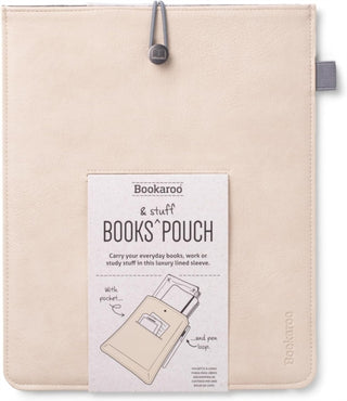 Cover image for 5035393433345 - Bookaroo Books & Stuff Pouch - Cream