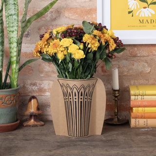 Cover image for 5035393477035 - The Cardboard Vase Sleeve - Cut Glass