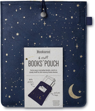 Cover image for 5035393484101 - Bookaroo Books & Stuff Pouch - Moon & Stars