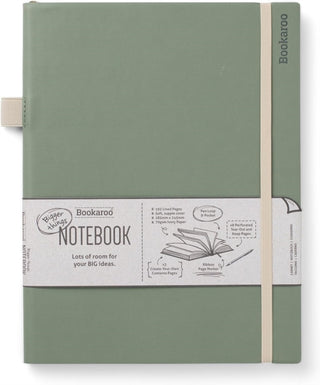 Cover image for 5035393536350 - Bookaroo Bigger Things Notebook Journal - Fern