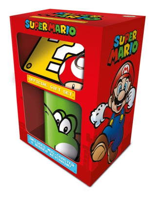Cover image for 5050293852058 - Super Mario (Yoshi) Mug Coaster Keychain Gift Set
