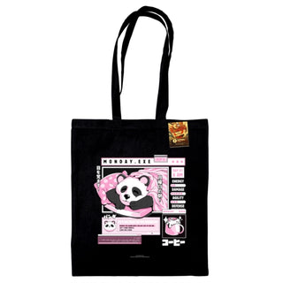 Supplemental image for 5050293868332 - Ilustrata (Monday.Exe) Black Tote Bag