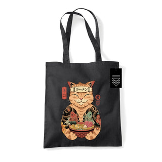 Supplemental image for 5050293868349 - Vincent Trinidad (Catana Ramen) Black Tote Bag