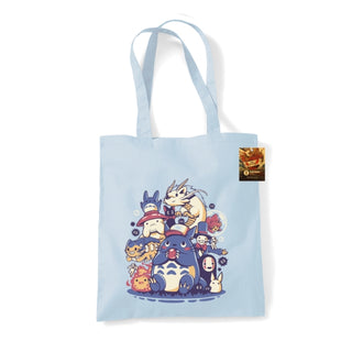 Cover image for 5050293868394 - Ilustrata (Spirited Creatures) Pastel Blue Tote Bag