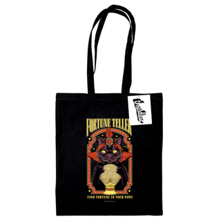 Supplemental image for 5050293868899 - Thiago Correa (Fortune Teller) Black Tote Bag