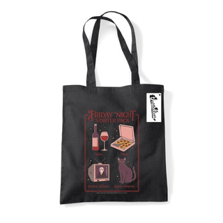 Supplemental image for 5050293868905 - Thiago Correa (Friday Night) Black Tote Bag