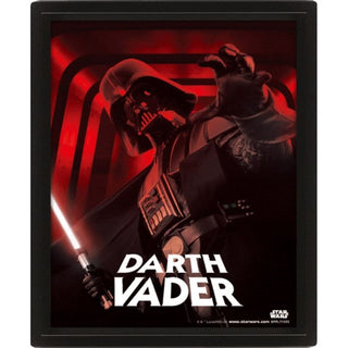 Cover image for 5050574008372 - Star Wars (Darth Vader) Framed 3D