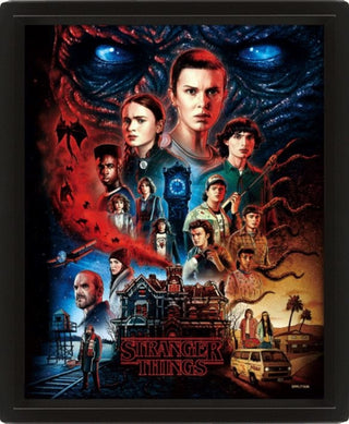 Cover image for 5050574008488 - Stranger Things 4 (Vecna) Framed 3D