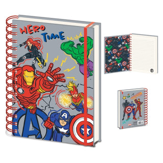 Cover image for 5050574036016 - Avengers (Hero Club) A5 Wiro Notebook