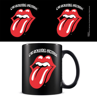 Cover image for 5050574263153 - Rolling Stones (Retro Tongue) 11oz/315ml Black Mug