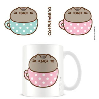 Supplemental image for 5050574270632 - Pusheen Catpusheeno 11oz/315ml White Mug