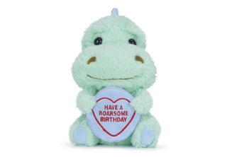 Supplemental image for 5050624375171 - Love Hearts 7" Roarsome Birthday Plush Gift