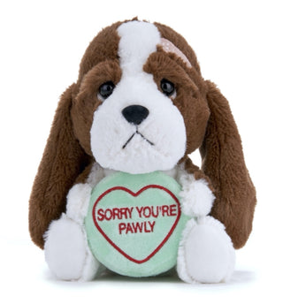 Cover image for 5050624375317 - Love Hearts 7” Sorry Ur Pawly Plush Gift