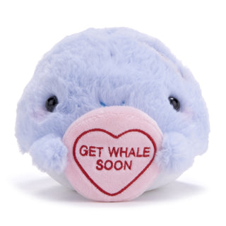 Supplemental image for 5050624375324 - Love Hearts 7" Get Whale Soon Plush Gift