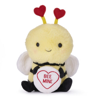 Supplemental image for 5050624376840 - Love Hearts 7" Bee Mine Plush Gift