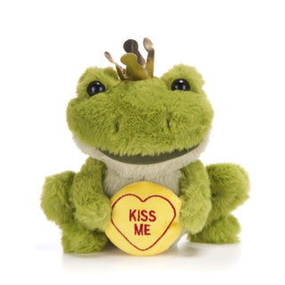 Supplemental image for 5050624376864 - Love Hearts 7" Frog - Kiss Me Plush Gift