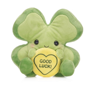 Supplemental image for 5050624380113 - Love Hearts 7" Good Luck Clover Plush Gift