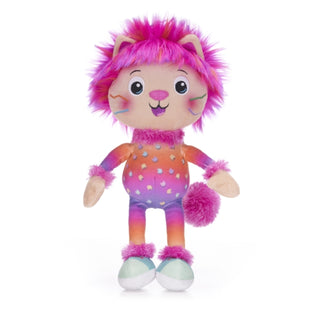 Supplemental image for 5050624501280 - Gabby's Dollhouse 10" Marty The Party Cat Soft Toy