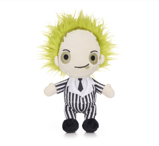 Supplemental image for 5050624610098 - 10" Beetlejuice In Striped Suit Soft Toy