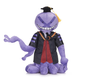 Supplemental image for 5050624951757 - Assassination Classroom 11" Purple Soft Toy