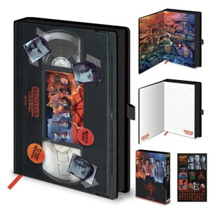 Cover image for 5051265734211 - Stranger Things 4 (VHS) A5 Premium Notebook
