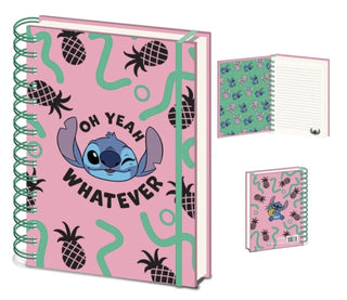 Supplemental image for 5051265738844 - Lilo And Stitch (You're My Fave) A5 Wiro Notebook