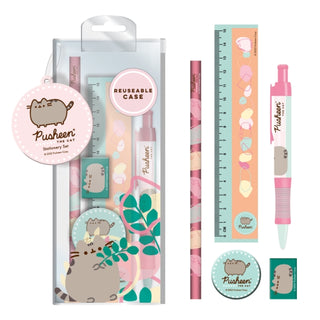 Cover image for 5051265739209 - Pusheen (Botanical) Stationery Set