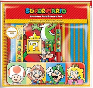 Cover image for 5051265741189 - Super Mario (Core Colour Block) Bumper Stationery Set