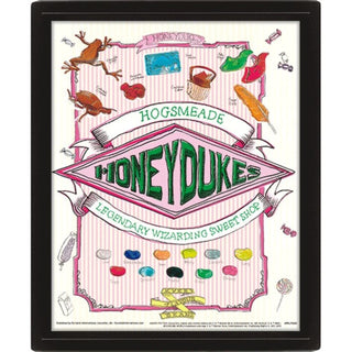Cover image for 5051265806703 - Harry Potter (Honeydukes) 10 x 8" 3D Lenticular Poster (Framed)