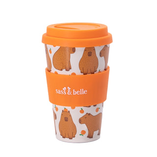 Supplemental image for 5055259283242 - Capybara Travel Coffee Cup