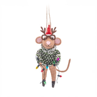 Cover image for 5055259285802 - Christmas Party Mouse Felt Decoration