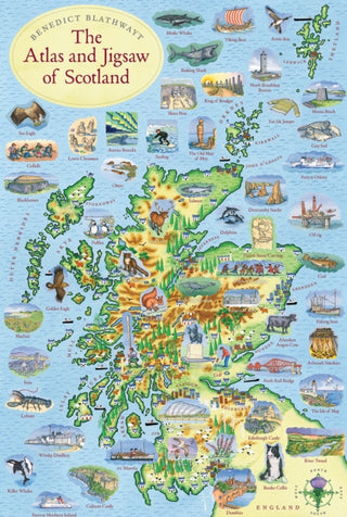 Cover image for 5055339500054 - Atlas and Jigsaw of Scotland