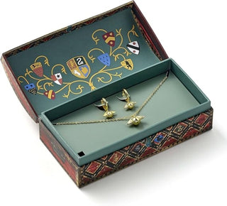 Cover image for 5055583462825 - Harry Potter Quidditch Gift Box with cute Golden Snitch Necklace & Earrings