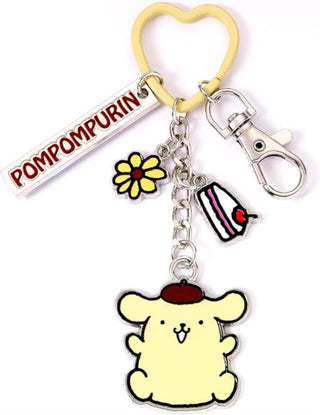 Cover image for 5055583480362 - Hello Kitty Pompompurin Keyring with Charms