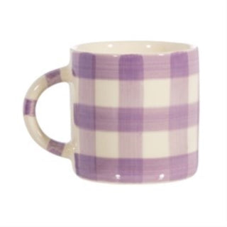 Cover image for 5055992788653 - Sass & Belle Gingham Mug Lilac