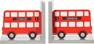 Supplemental image for 5055992789155 - Sass & Belle London Bus Bookends